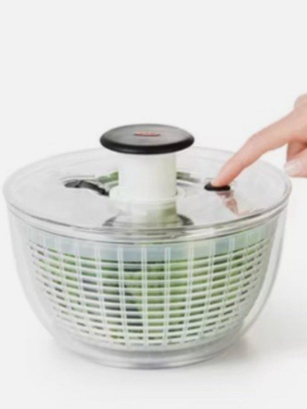 NWT OXO Good Grips Little Salad And Herb Spinner 4.0 Clear Bowl